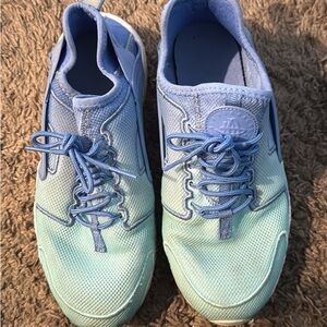 Nike Blue and Green Women's Sneakers
